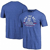 Philadelphia 76ers Royal Hometown Collection Ring the Bell Fanatics Branded Tri-Blend T-Shirt,baseball caps,new era cap wholesale,wholesale hats
